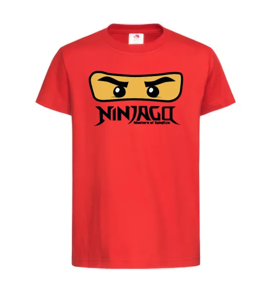 Детская футболка Ninjago Masters of Spinjitzu Красный фото