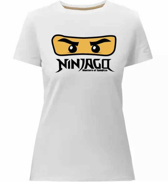 Жіноча преміум футболка Ninjago Masters of Spinjitzu Білий фото