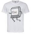 Мужская футболка Esc Белый фото