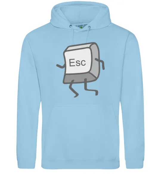 Жіноча толстовка (худі) Esc Блакитний фото