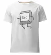 Мужская премиум футболка Esc Белый фото