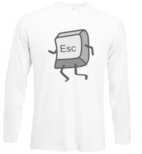 Лонгслив Esc Белый фото