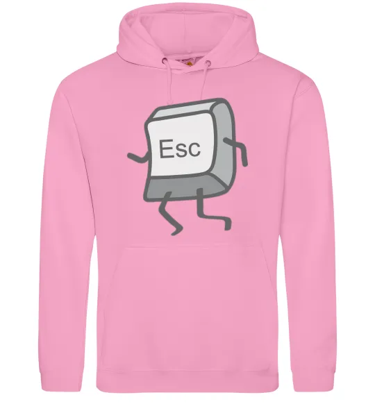 Мужская толстовка (худи) Esc Розовый фото