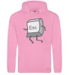 Мужская толстовка (худи) Esc Розовый фото