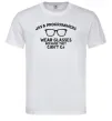 Мужская футболка Java programmers wear glasses because they can't C Белый фото