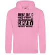 Чоловіча толстовка (худі) There are 10 kinds of people Рожевий фото