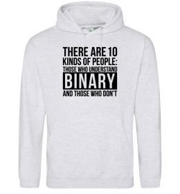 Женская толстовка (худи) There are 10 kinds of people