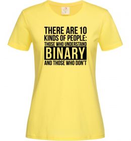 Жіноча футболка There are 10 kinds of people