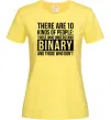 Жіноча футболка There are 10 kinds of people Лимонний фото