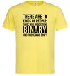 Мужская футболка There are 10 kinds of people Лимонный Мужская футболка There are 10 kinds of people Лимонный фото