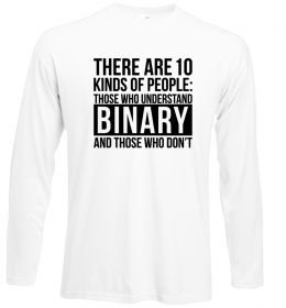 Лонгслів There are 10 kinds of people Лонгслів There are 10 kinds of people