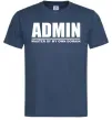 Чоловіча футболка Admin master of my own domain Темно-синій Чоловіча футболка Admin master of my own domain Темно-синій фото