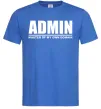 Чоловіча футболка Admin master of my own domain Яскраво-синій Чоловіча футболка Admin master of my own domain Яскраво-синій фото