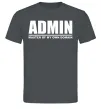 Чоловіча футболка Admin master of my own domain Графіт Чоловіча футболка Admin master of my own domain Графіт фото