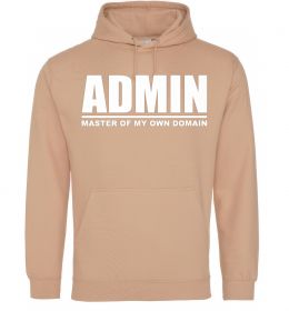 Мужская толстовка (худи) Admin master of my own domain