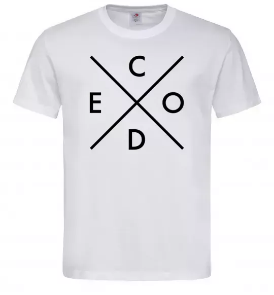 Чоловіча футболка C o d e Білий фото