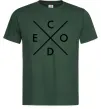 Чоловіча футболка C o d e Темно-зелений фото