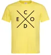 Чоловіча футболка C o d e Лимонний фото