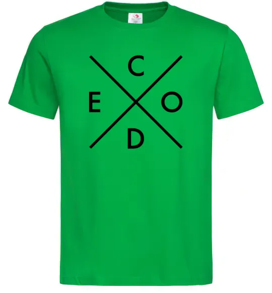 Чоловіча футболка C o d e Зелений фото