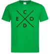 Чоловіча футболка C o d e Зелений фото