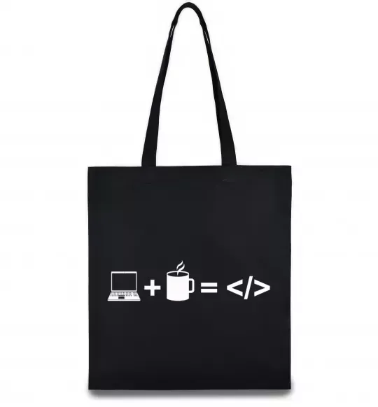 Еко-сумка Code Чорний фото