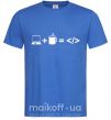 Мужская футболка Code Ярко-синий фото