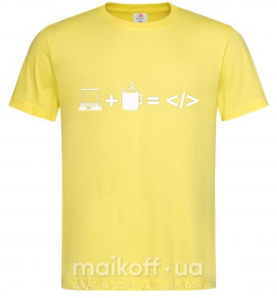 Мужская футболка Code Лимонный фото