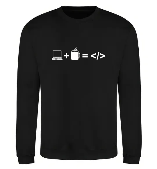 Світшот Code Чорний фото