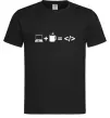 Чоловіча футболка Code Чорний фото