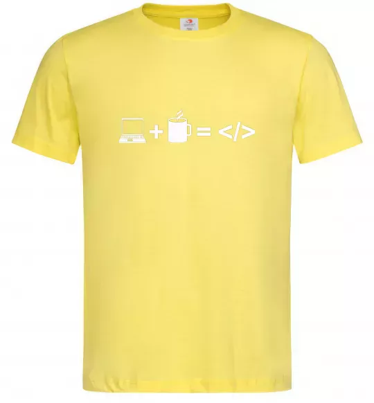 Чоловіча футболка Code Лимонний фото