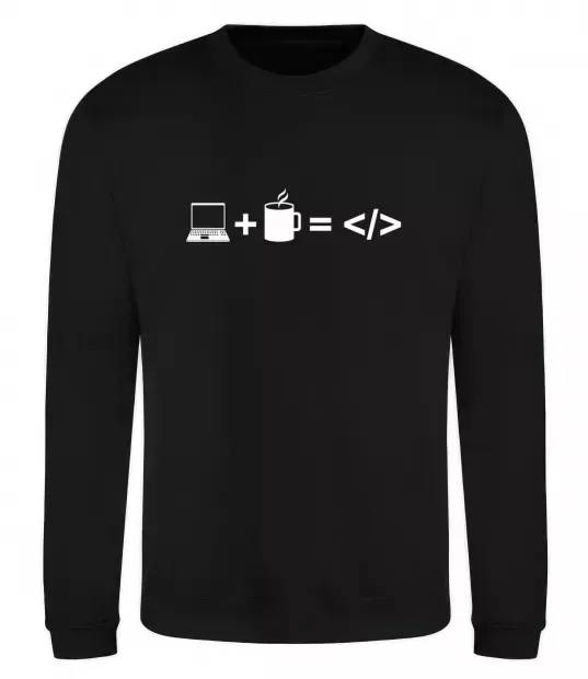 Світшот Code Чорний фото