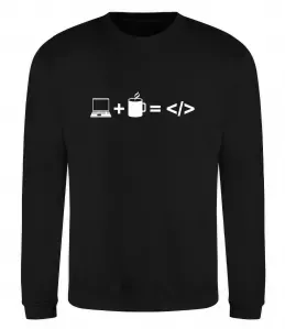 Свитшот Code Черный фото