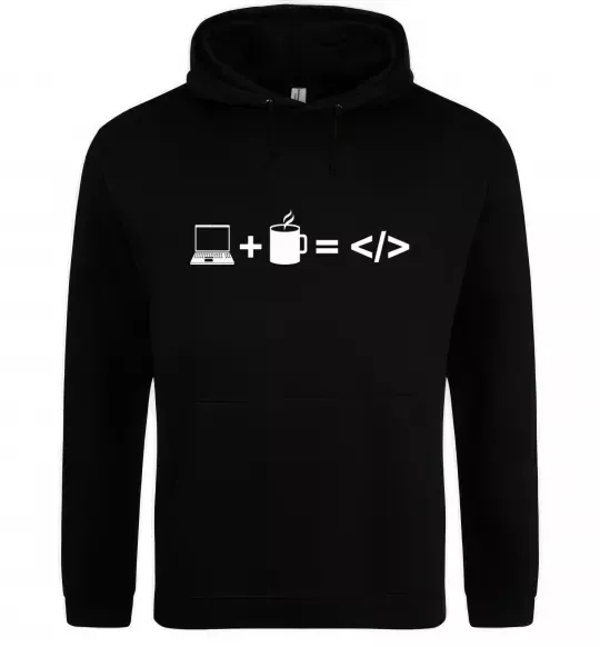 Женская толстовка (худи) Code Черный фото