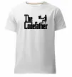 Мужская премиум футболка The Сodefather Белый фото
