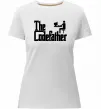 Женская премиум футболка The Сodefather Белый фото