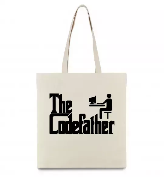 Эко-сумка The Сodefather Бежевый фото