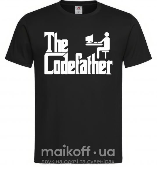 Мужская футболка The Сodefather Черный фото