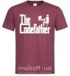 Мужская футболка The Сodefather Бордовый фото