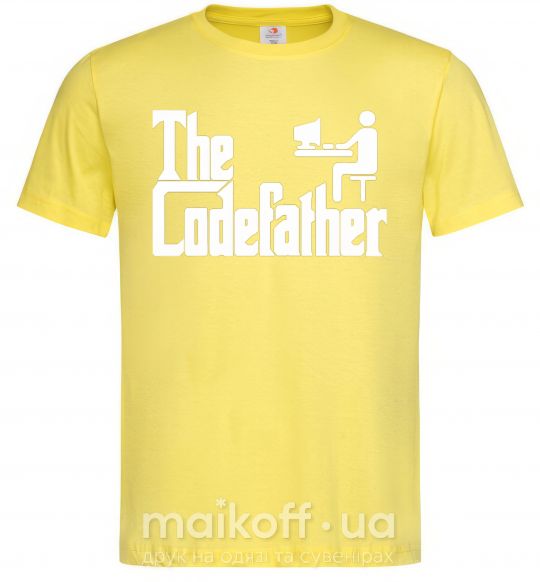 Чоловіча футболка The Сodefather Лимонний фото