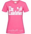 Жіноча футболка The Сodefather Яскраво-рожевий фото