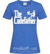 Жіноча футболка The Сodefather Яскраво-синій фото