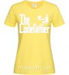 Жіноча футболка The Сodefather Лимонний фото