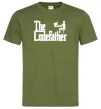 Мужская футболка The Сodefather Оливковый фото