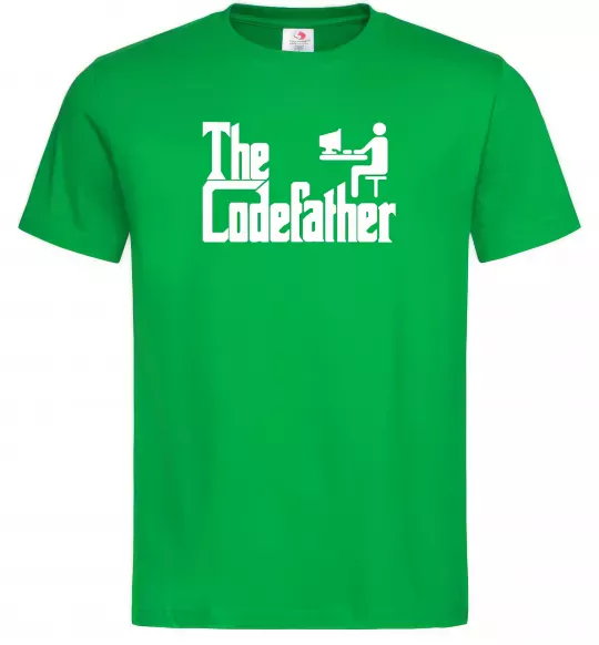 Мужская футболка The Сodefather Зеленый фото