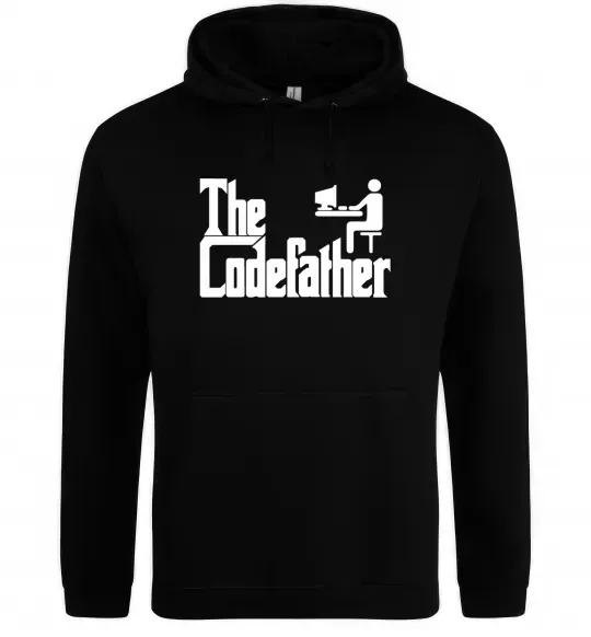 Жіноча толстовка (худі) The Сodefather Чорний фото