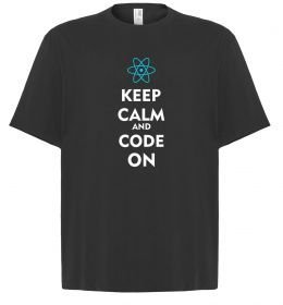 Футболка Оверсайз Keep calm and code on