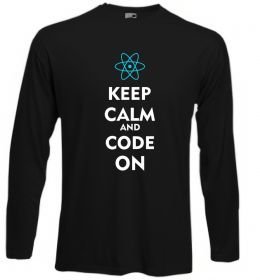 Лонгслів Keep calm and code on