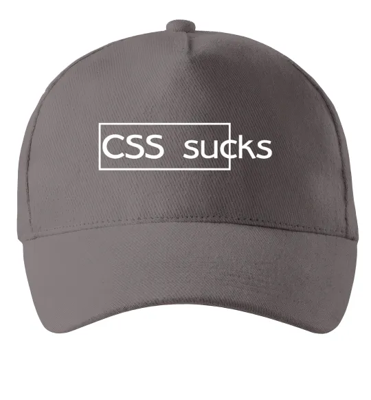 Кепка CSS sucks Сірий фото