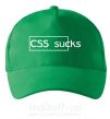 Кепка CSS sucks Зеленый фото
