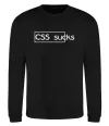 Свитшот CSS sucks Черный фото